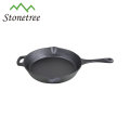 Pre-seasoned Black 15.5 inch Cast Iron Frying Pan